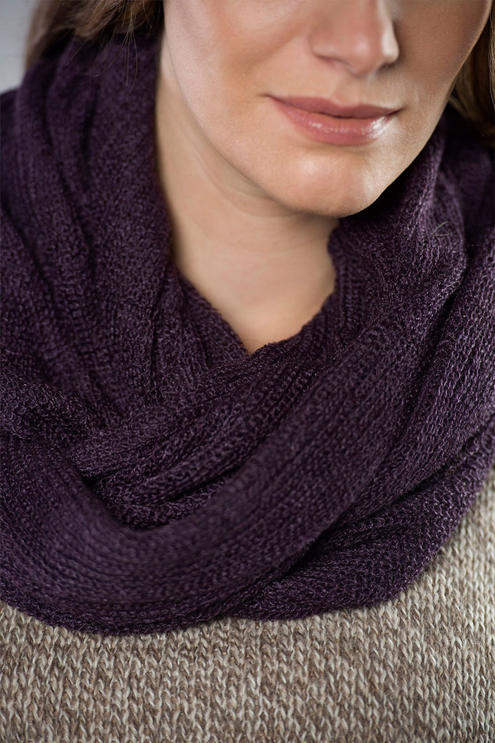 Evita Cashllama & Silk Infinity Scarf