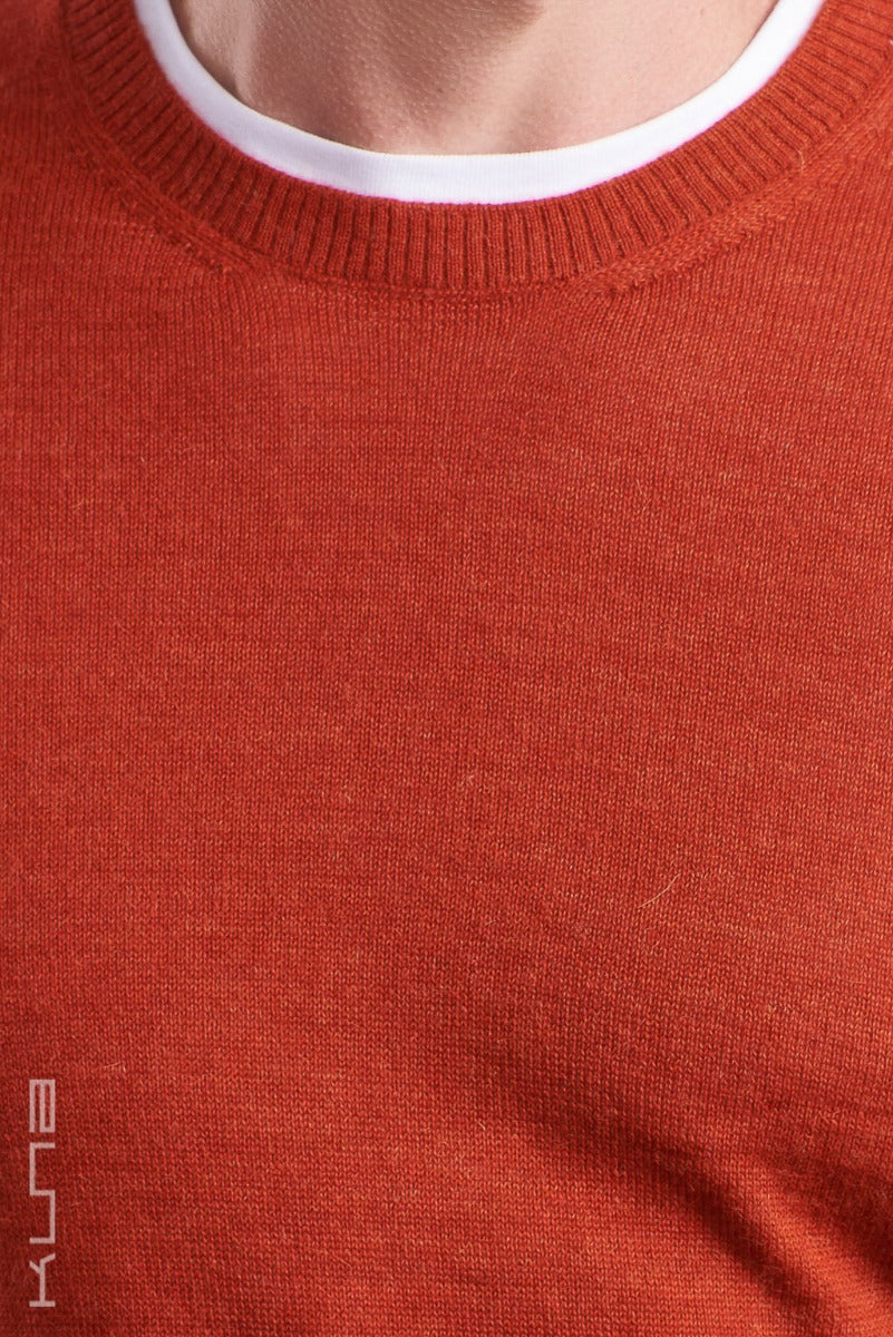 Alaska Baby Alpaca Crew-Neck Sweater