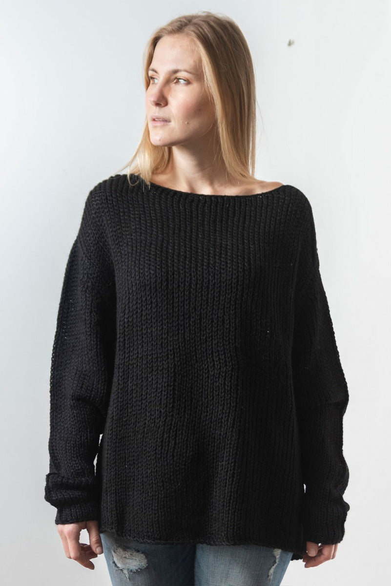 Estela Alpaca Fitted Sweater