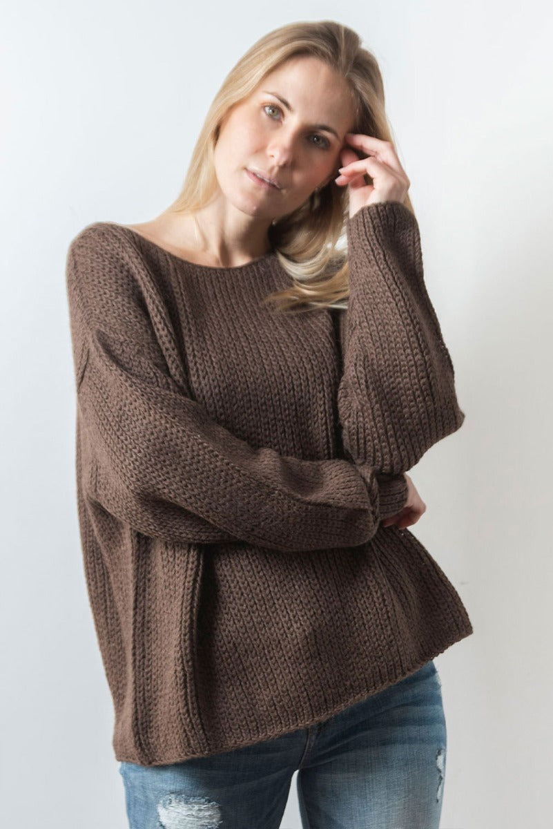 Estela Alpaca Fitted Sweater