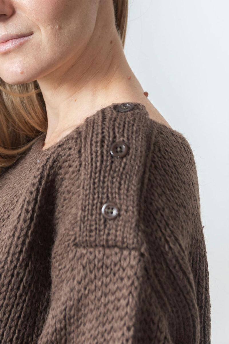 Estela Alpaca Fitted Sweater