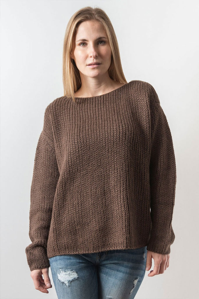 Estela Alpaca Fitted Sweater