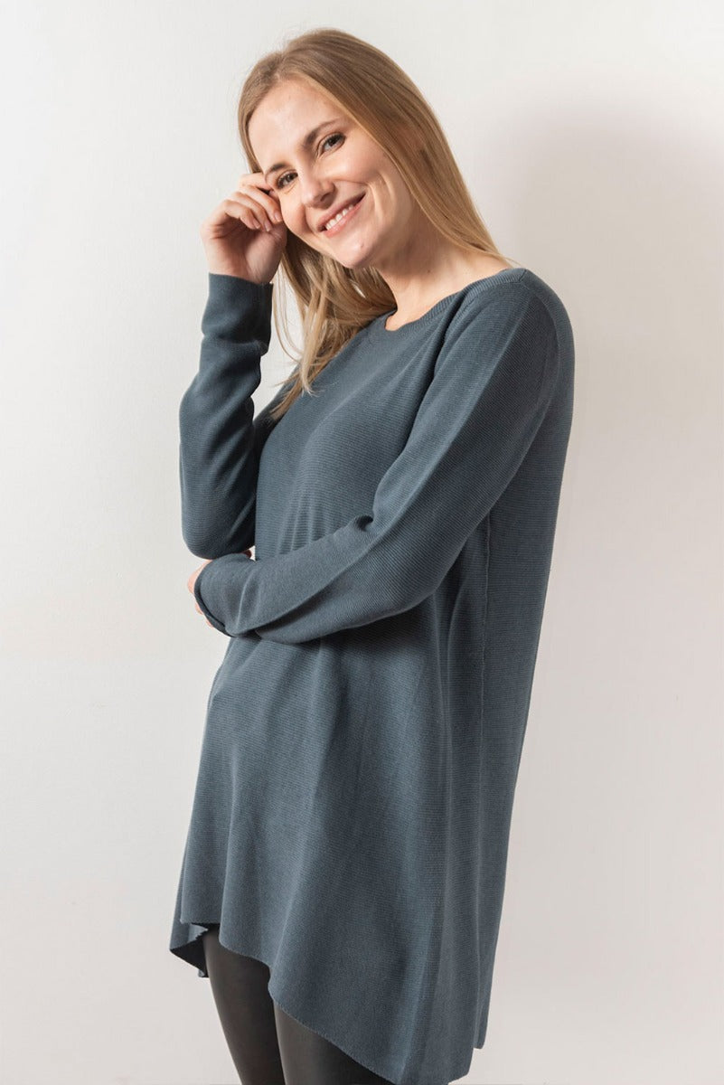 Mara Cotton Fitted Sweater