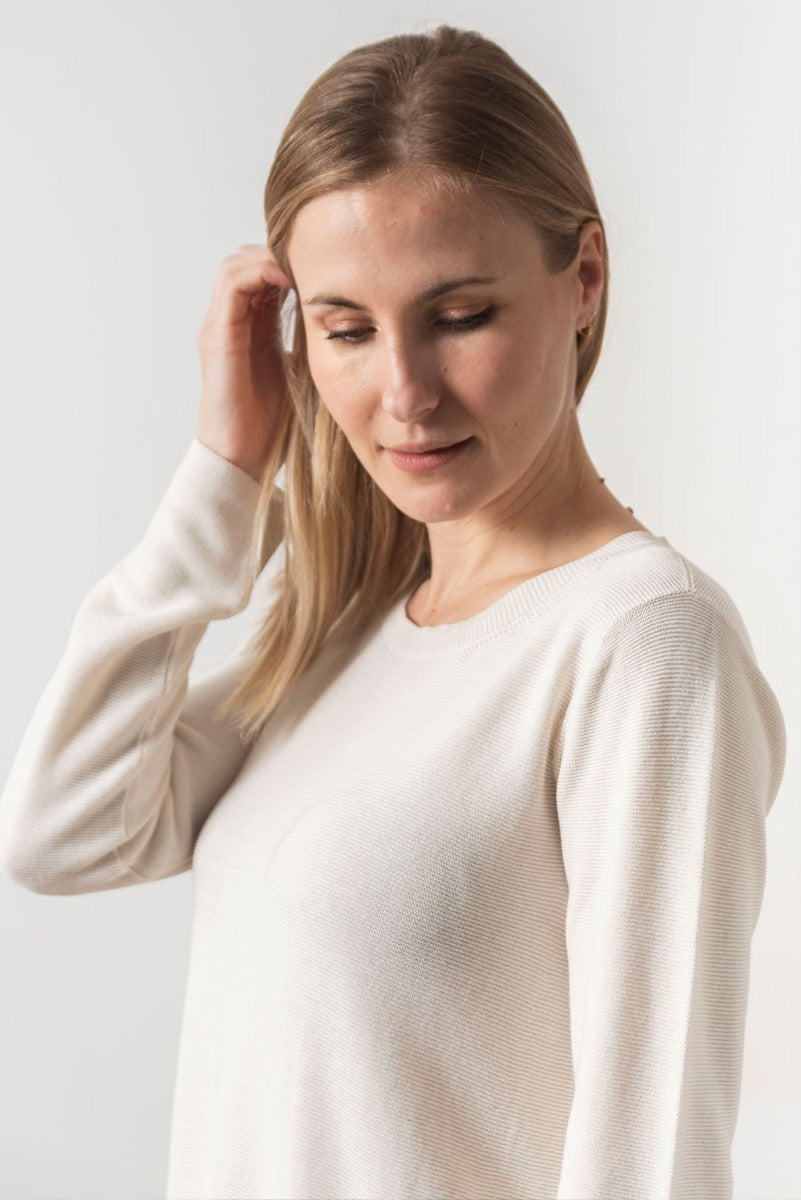 Mara Cotton Fitted Sweater