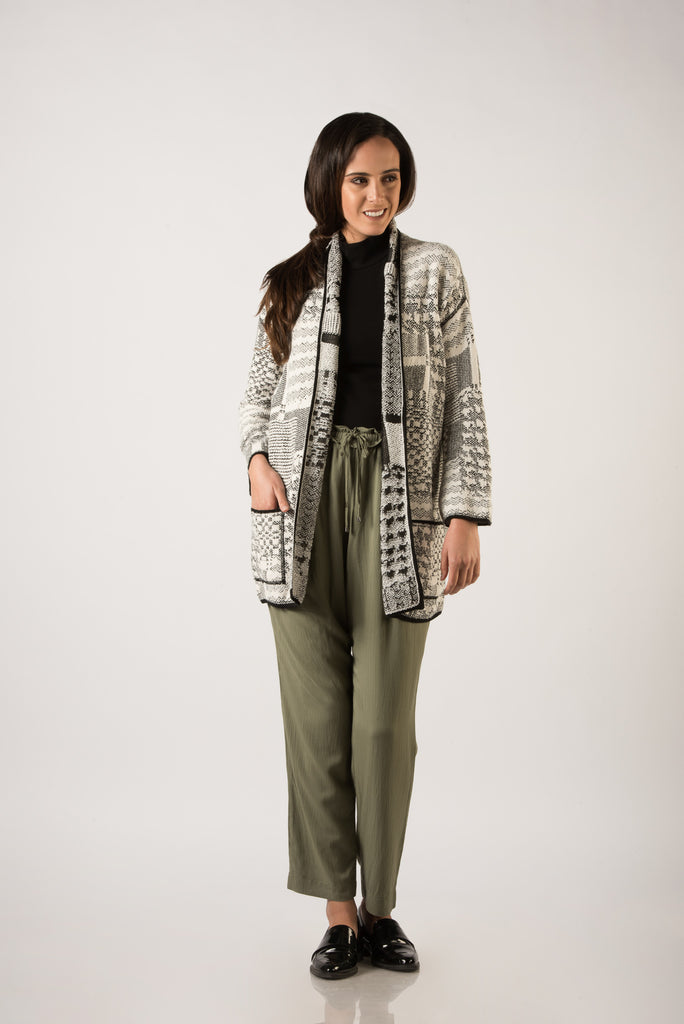 Ana Pima Cotton Fitted Cardigan